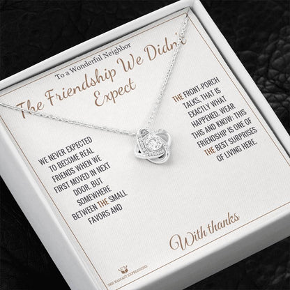 Sentimental neighbor gift, not generic
