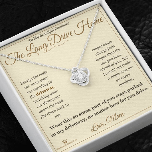 The Long Drive Home - Love Knot Necklace for Daughter