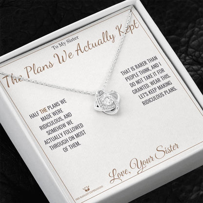 Meaningful gift for sister - The Plans We Actually Kept