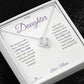The Wish I Whispered - Love Knot Necklace for Daughter