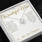 Endless Thanks - Love Knot Necklace for Mom