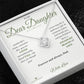 Radiating Love - Love Knot Necklace for Daughter