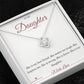 My Daughter - Love Knot Necklace for Daughter