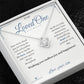 Dear Mom - Love Knot Necklace for Daughter