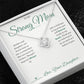 Hearts as One - Love Knot Necklace for Mom