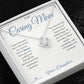My Rock and Guide - Love Knot Necklace for Mom