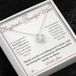 Cornerstone of Our Family - Love Knot Necklace for Boyfriend's Mom