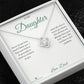 Proud to Be Your Father - Love Knot Necklace for Daughter