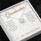 Braver Than You Believe - Love Knot Necklace for Grandmother