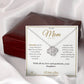 Every Time You Lifted Me Up - Love Knot Necklace for Mom