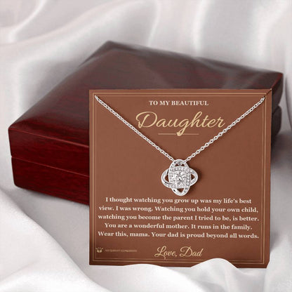 Meaningful gift for daughter - Watching You Become a Mother
