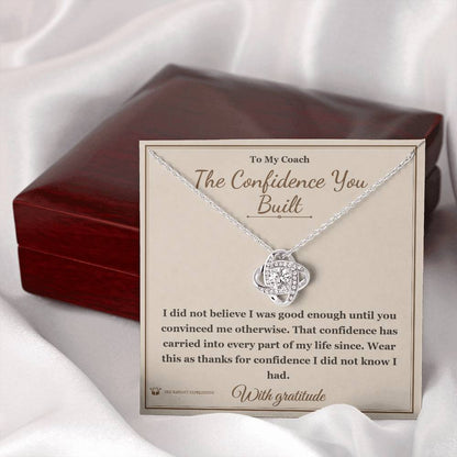 Meaningful gift for coach - The Confidence You Built