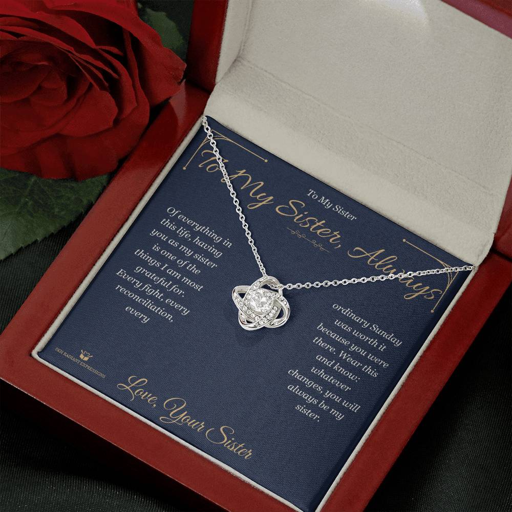 Sentimental sister gift, not generic