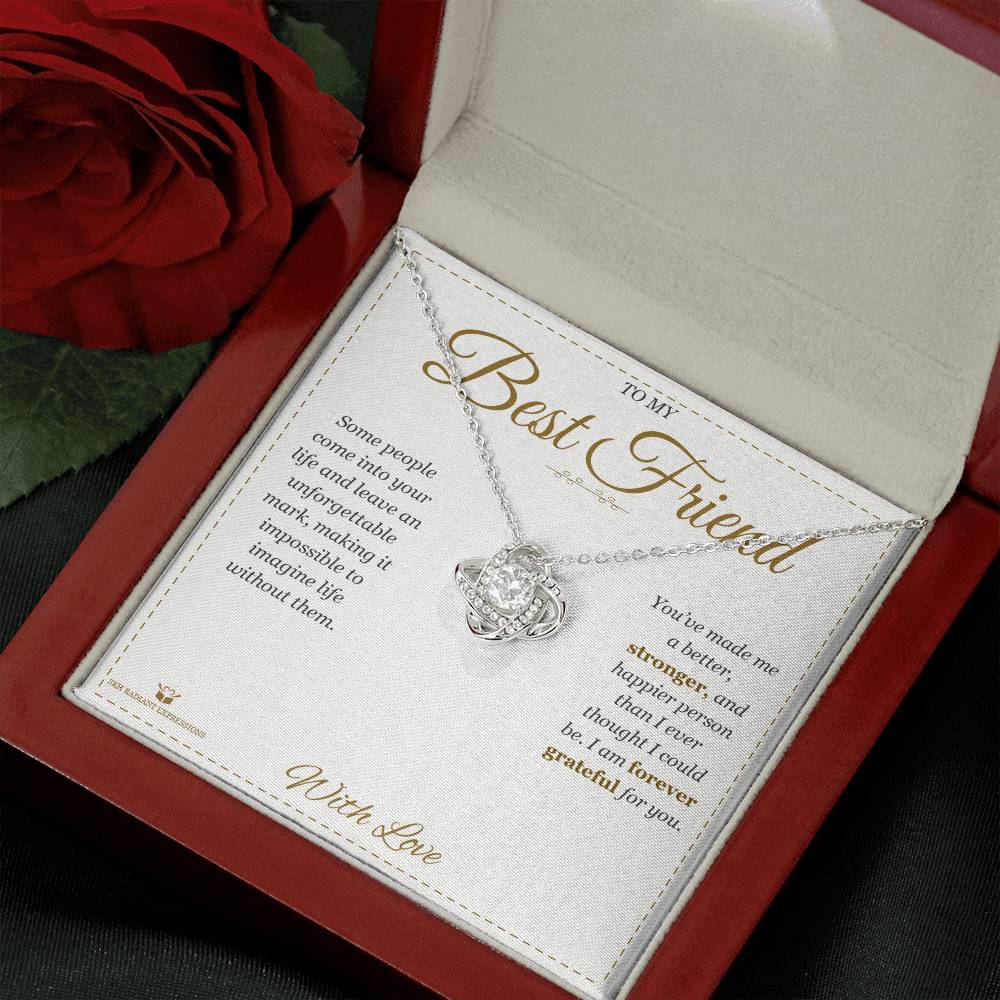 An Unforgettable Mark - Love Knot Necklace for Best Friend