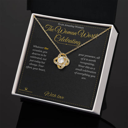 Meaningful gift for her - The Woman Worth Celebrating