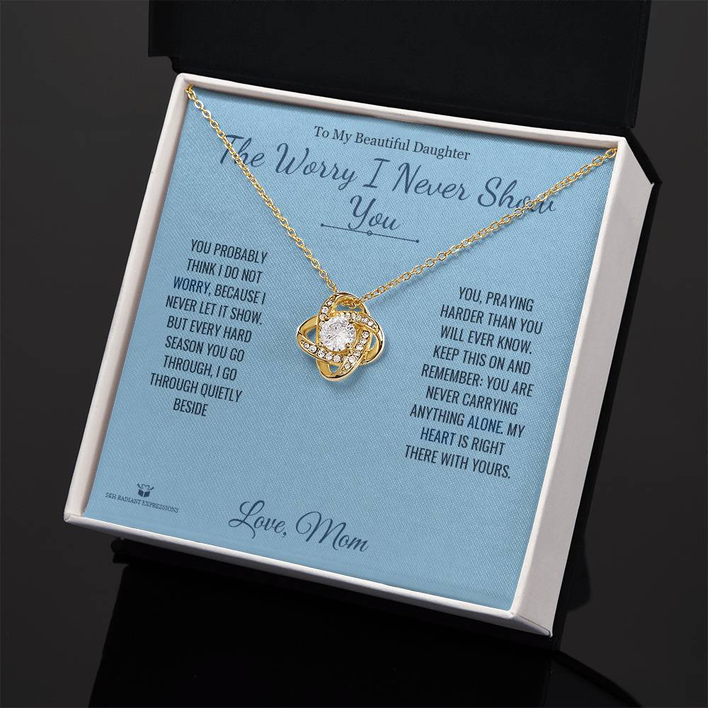 Love Knot Necklace gift for daughter from Mom