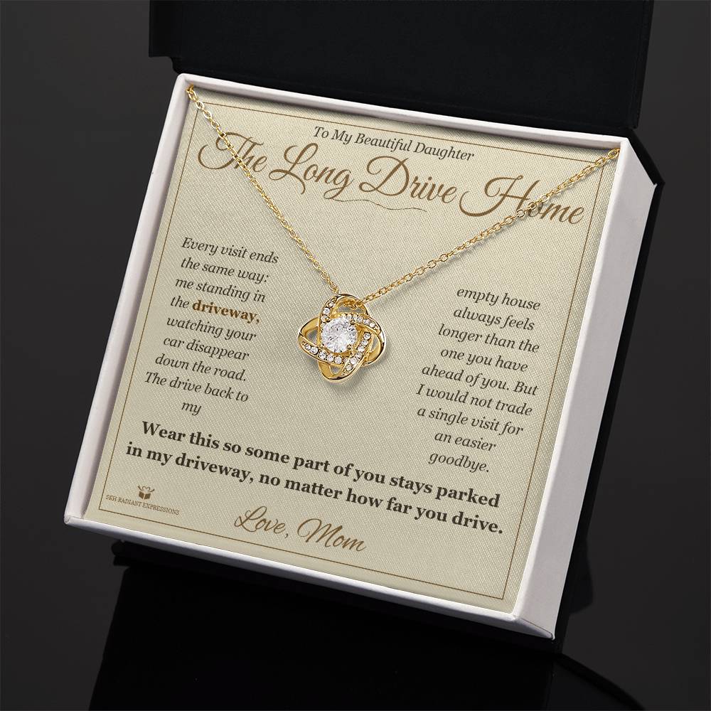 What does a Love Knot Necklace mean - gift for daughter