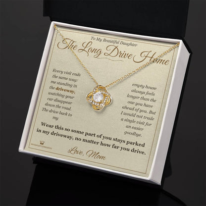 What does a Love Knot Necklace mean - gift for daughter