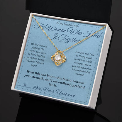 What does a Love Knot Necklace mean - gift for wife