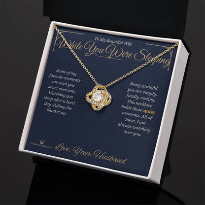 What does a Love Knot Necklace mean - gift for wife
