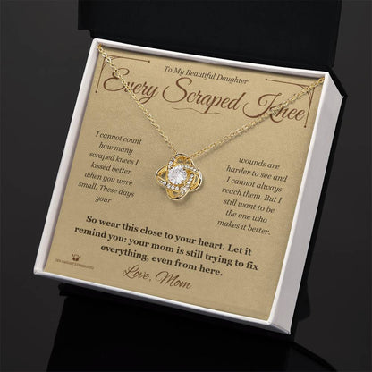 What does a Love Knot Necklace mean - gift for daughter