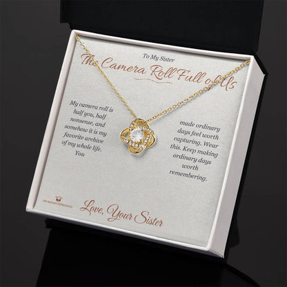 What does a Love Knot Necklace mean - gift for sister