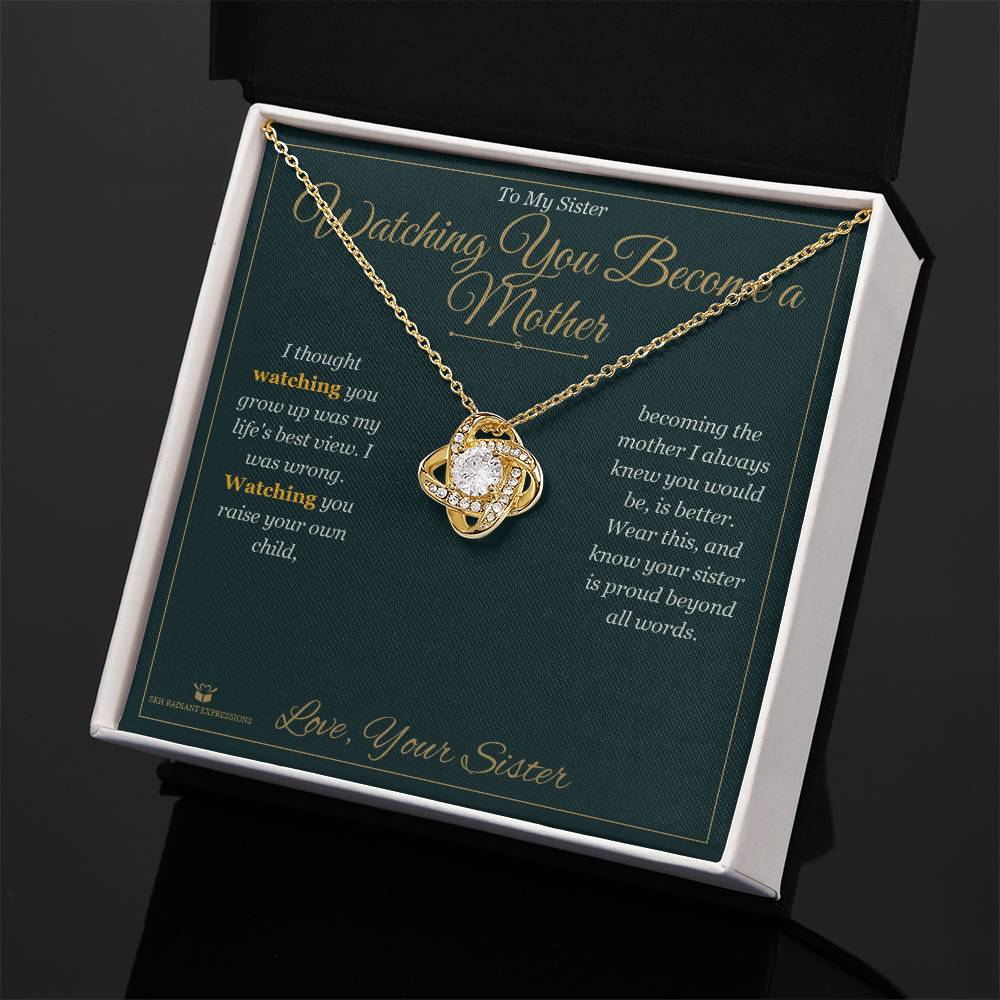 Love Knot Necklace gift for sister from Sister