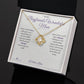 The Woman You Raised - Love Knot Necklace for Boyfriend's Mom