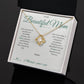 My Mom's Love: A Blessing Beyond Measure - Love Knot Necklace for Mom