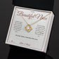 Always Here For You - Love Knot Necklace for Niece