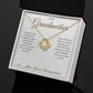 Braver Than You Believe - Love Knot Necklace for Grandmother