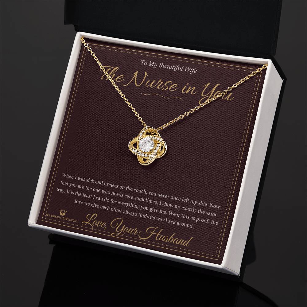 The Nurse in You - Love Knot Necklace for Wife