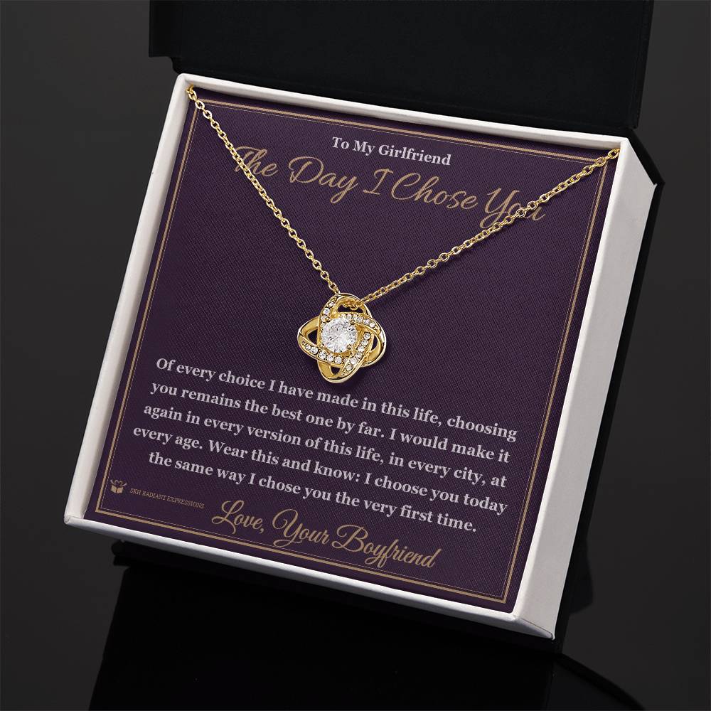 What does a Love Knot Necklace mean - gift for girlfriend