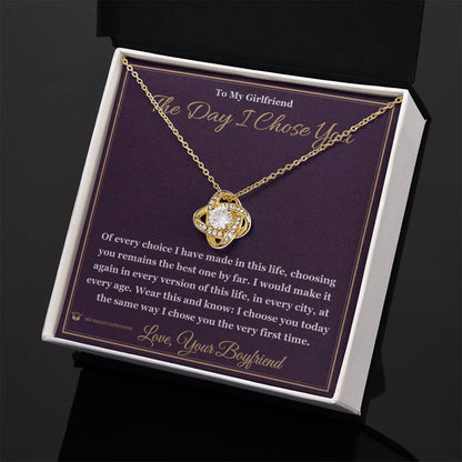 What does a Love Knot Necklace mean - gift for girlfriend
