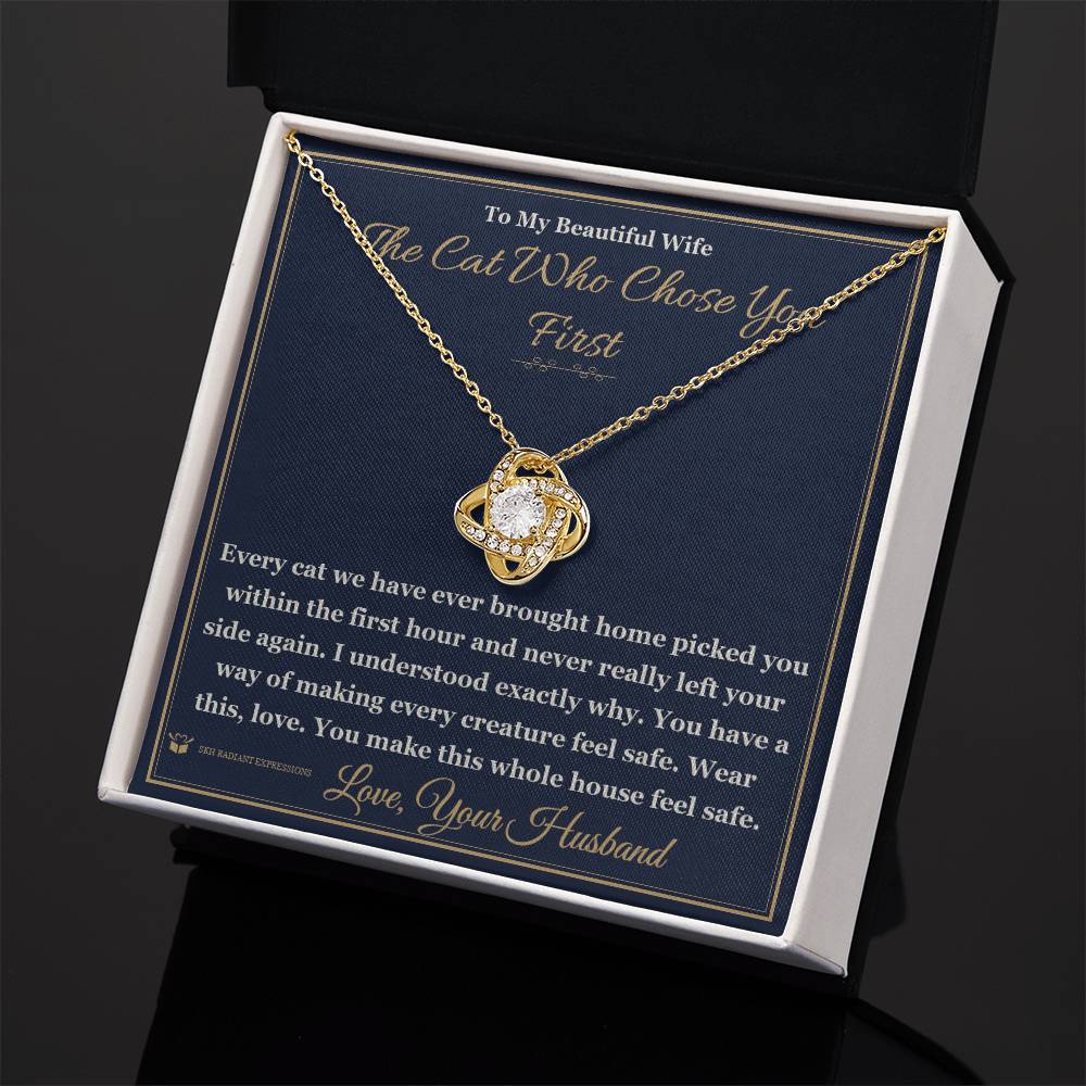 Meaningful gift for wife - The Cat Who Chose You First