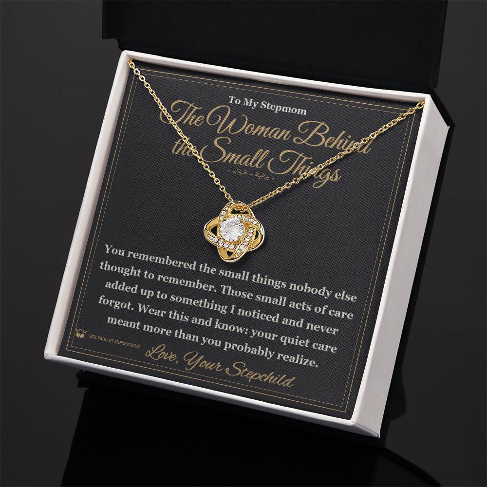 What does a Love Knot Necklace mean - gift for stepmom