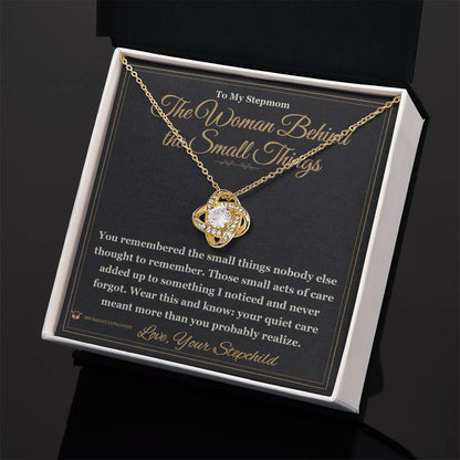 What does a Love Knot Necklace mean - gift for stepmom