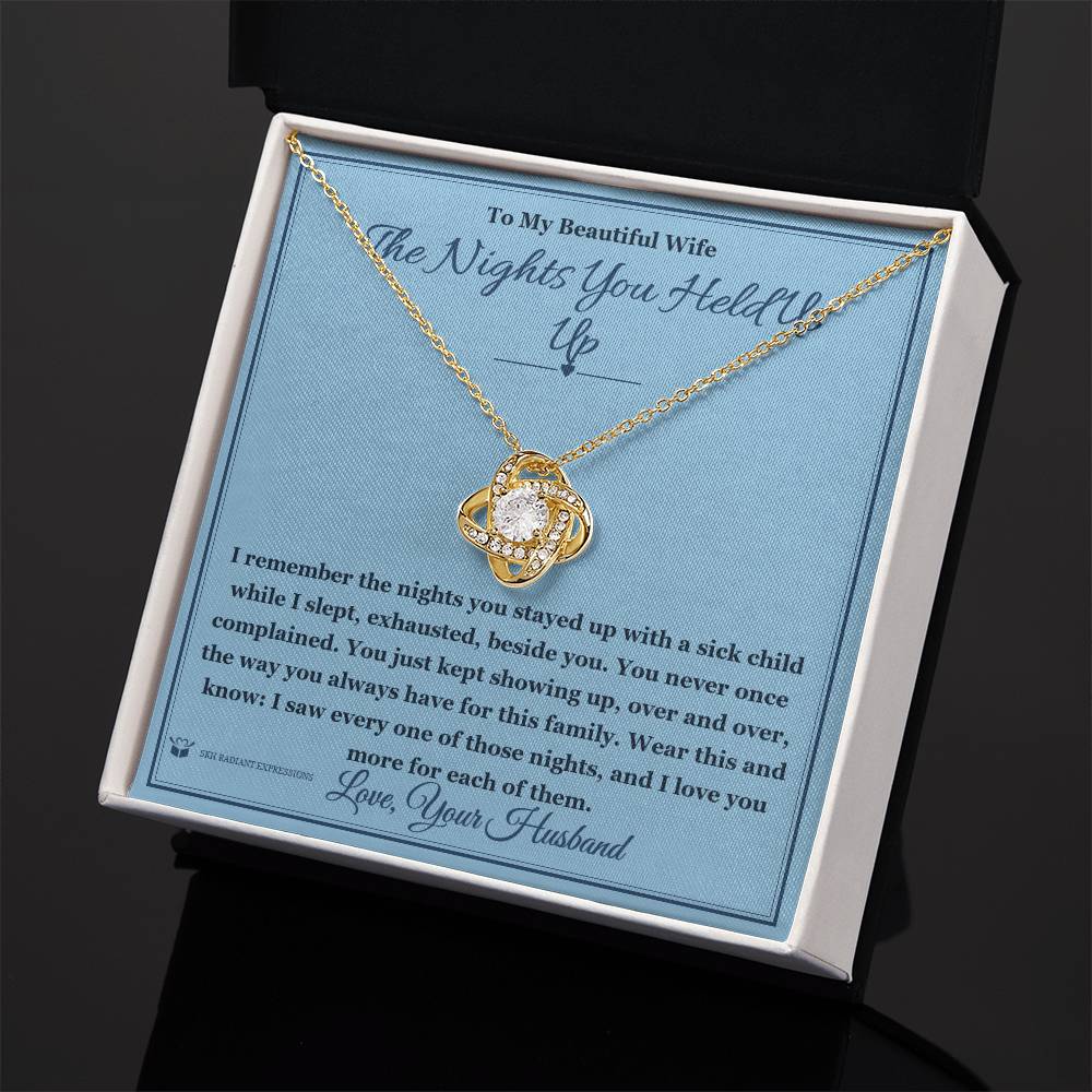 Meaningful gift for wife - The Nights You Held Us Up