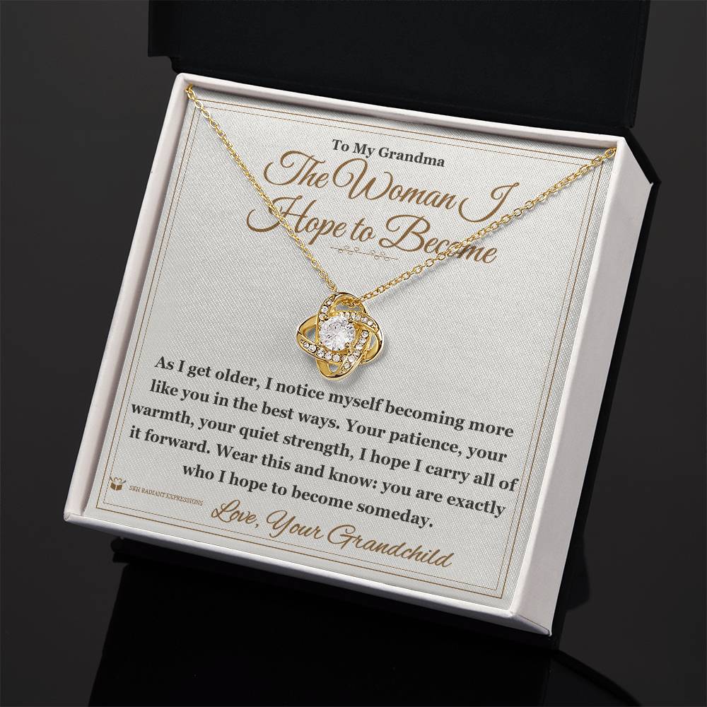 Sentimental grandmother gift, not generic