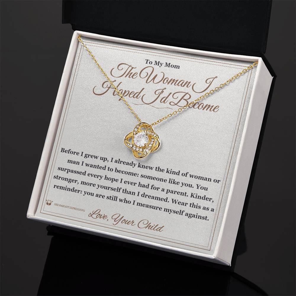 What does a Love Knot Necklace mean - gift for mom