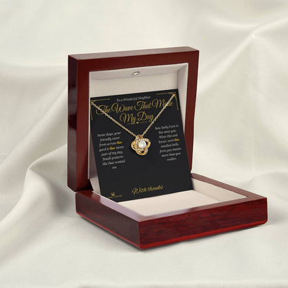 Best love knot necklace for neighbor 2026