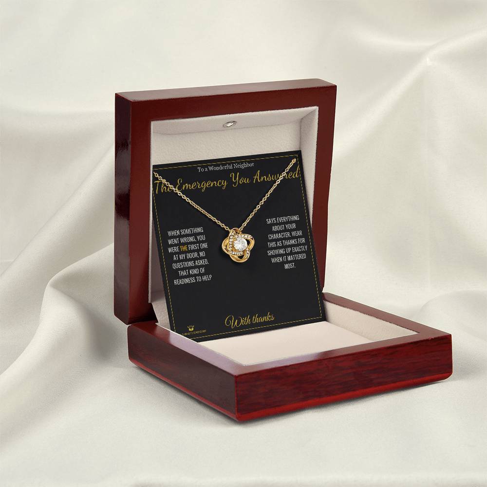 Best love knot necklace for neighbor 2026