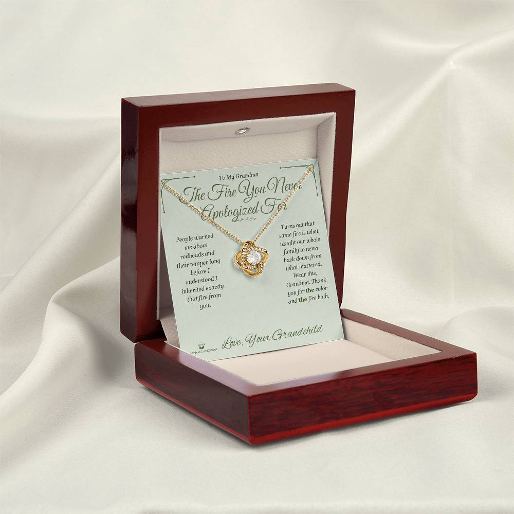 Best love knot necklace for grandmother 2026