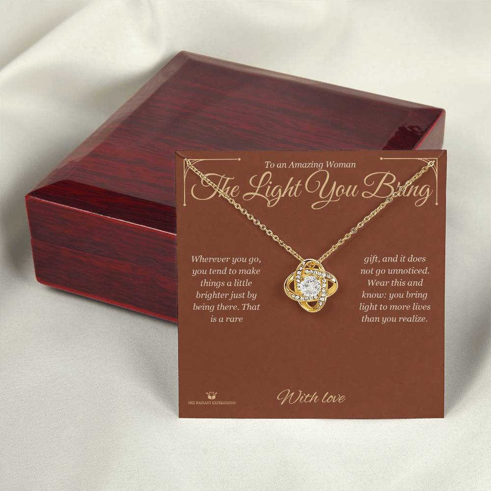 Best love knot necklace for her 2026