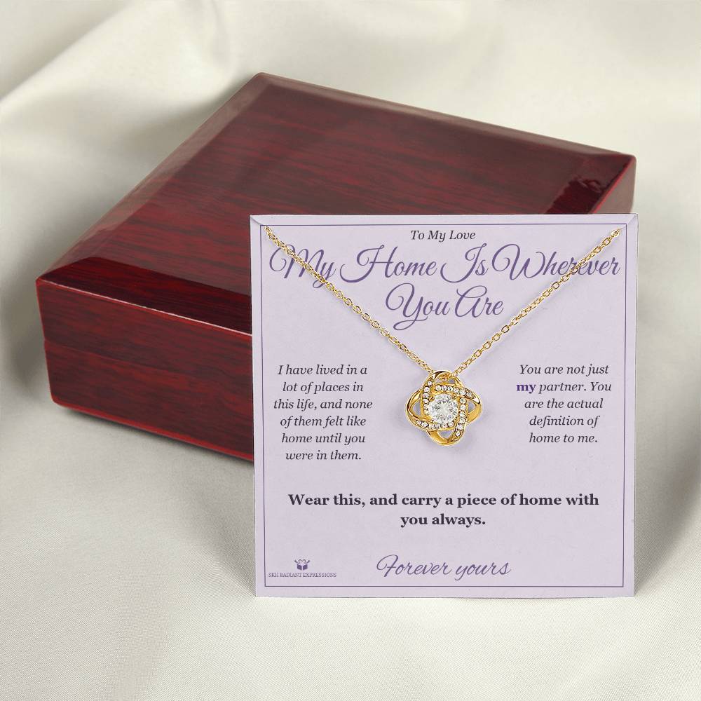 Best love knot necklace for partner 2026