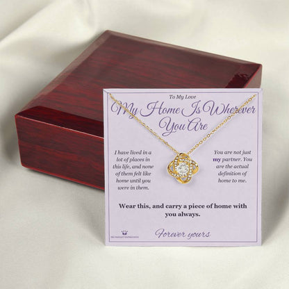 Best love knot necklace for partner 2026