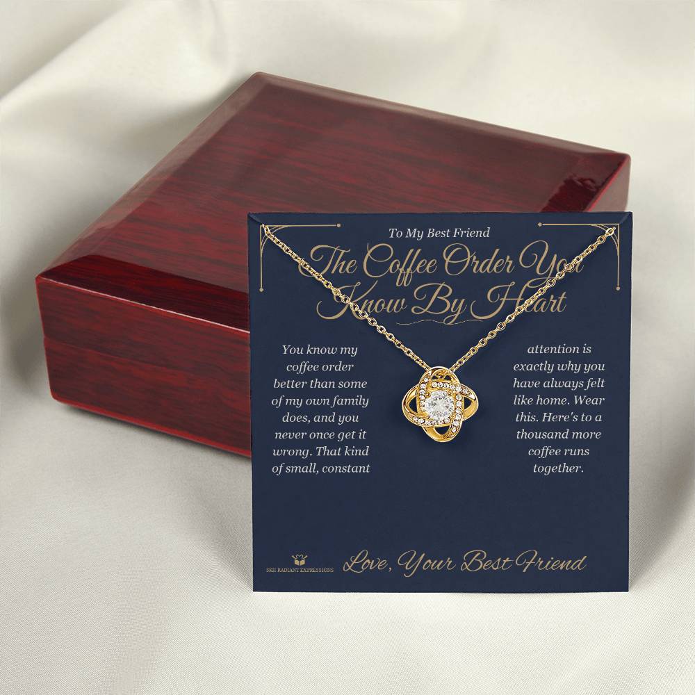 Best love knot necklace for best friend 2026
