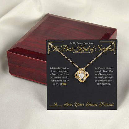 Best love knot necklace for stepdaughter 2026
