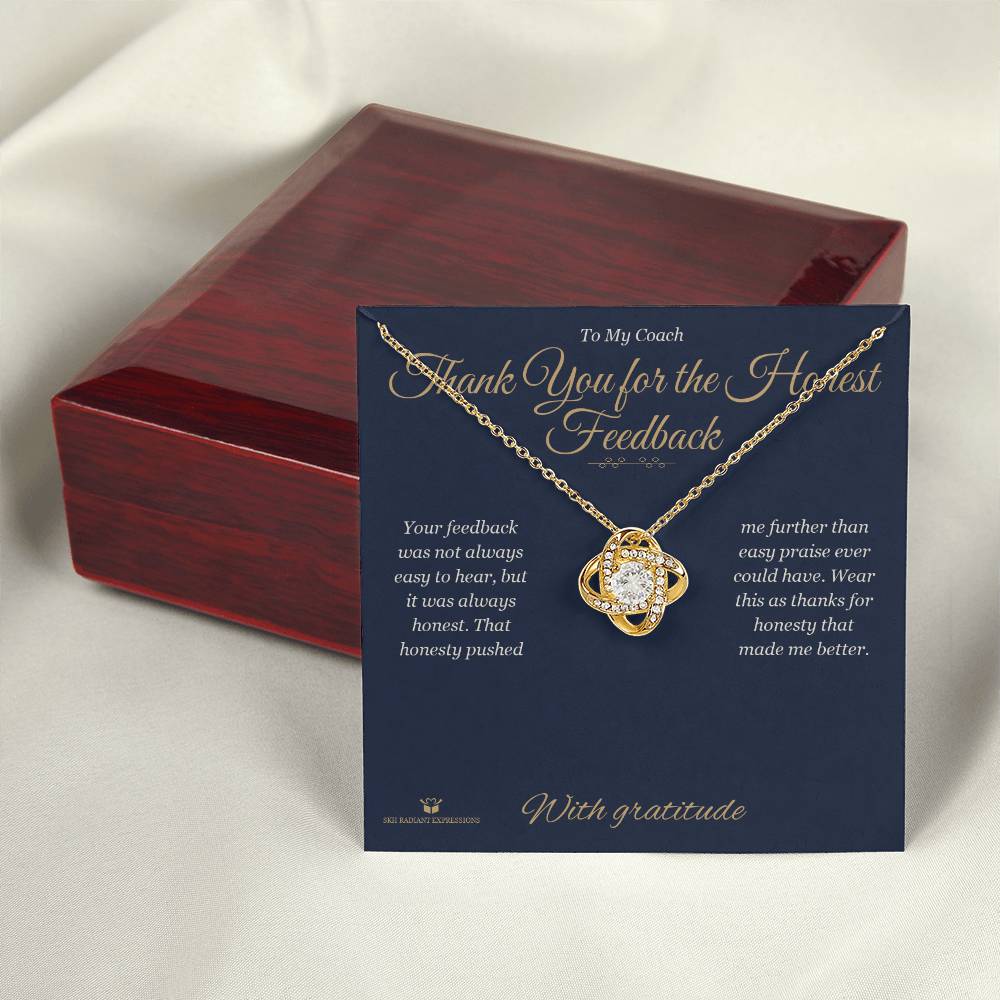Best love knot necklace for coach 2026