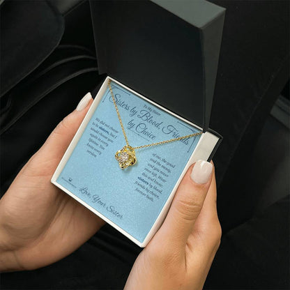 What does a Love Knot Necklace mean - gift for sister